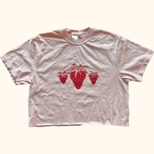 strawberry tee